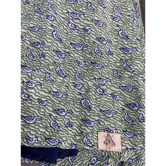 Bijou Sauvage Green Bird Dress Size 5 - Picture 2 of 4